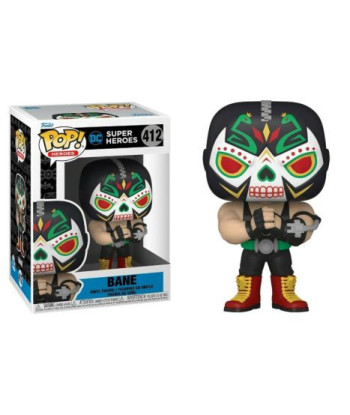 Figura Funko Pop Bane 412 - DC Super Heroes - El Luchador de las Sombras en el Día de Muertos
