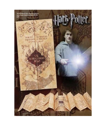 Réplica Mapa del Merodeador - Harry Potter Escala 1:1 - ¡Juro solemnemente que mis intenciones no son buenas!