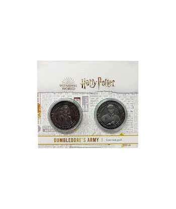 Réplica Fanattik Harry Potter Neville & Luna - Set de 2 Monedas Edición Limitada - Coleccionismo Mágico