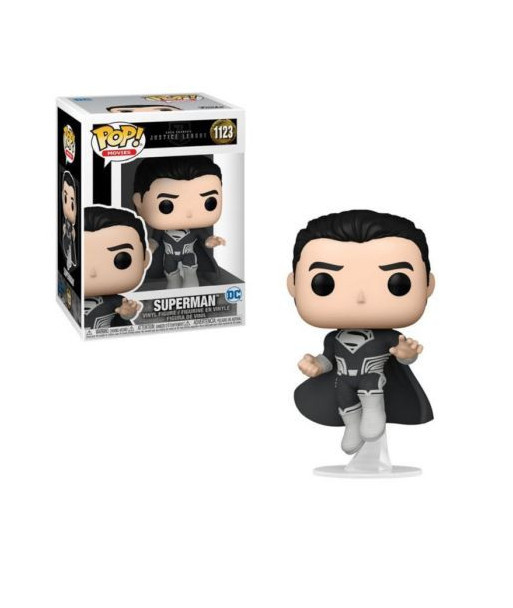Figura Funko Pop Superman 1123 - DC Justice League - El Renacer con Traje Negro