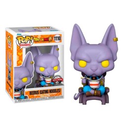 Figura Funko Pop Beerus (Eating Noodles) 1110 - Dragon Ball Super - Edición Especial
