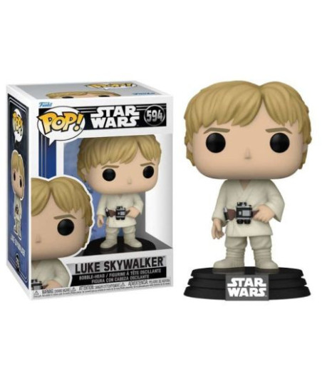 Figura Funko Pop Luke Skywalker 594 - Star Wars - Joven Granjero con Macrobinoculares