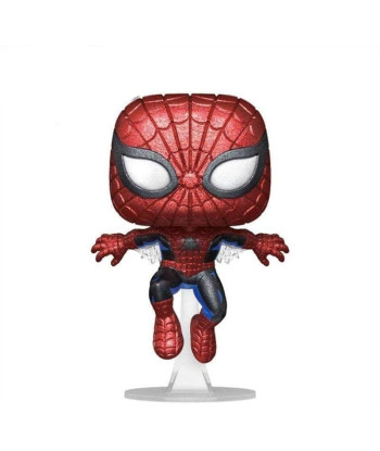 Figura Funko Pop Spider-Man 593 - Marvel - El Héroe más Brillante Diamond