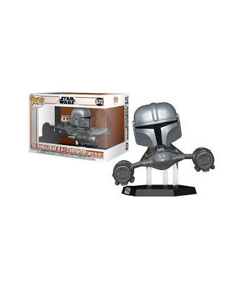 Figura Funko Pop Mandalorian en N-1 Starfighter 670 - Star Wars - Caza N-1 Modificado