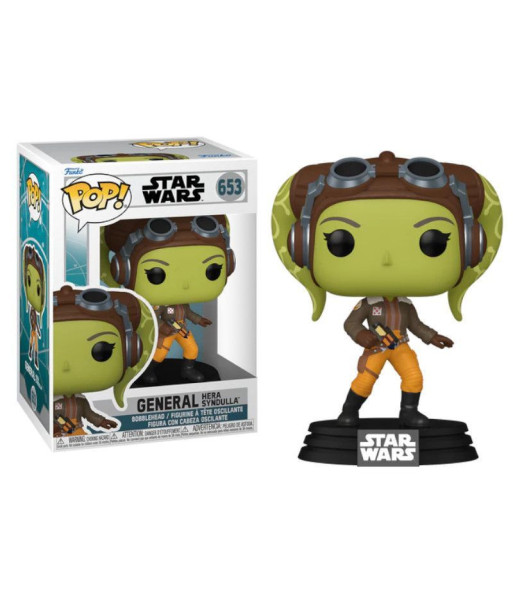 Figura Funko Pop General Hera 653 - Star Wars - Traje de Piloto con Bláster
