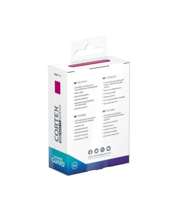 FUNDAS CORTEX ROSA MATE - ULTIMATE GUARD - (66 X 91MM) (100UDS)