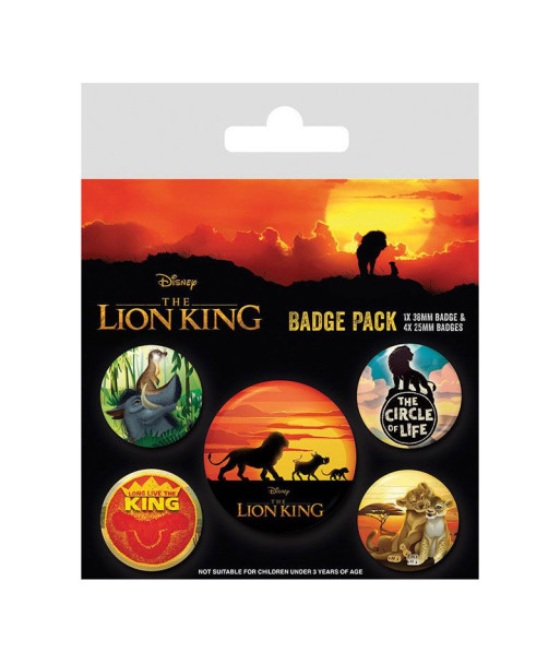Pack de Chapas El Rey León Disney