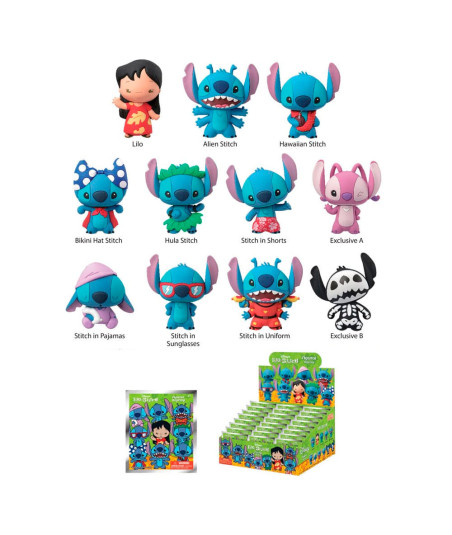Llaveros Sorpresa - Lilo y Stitch (1 Unidad)