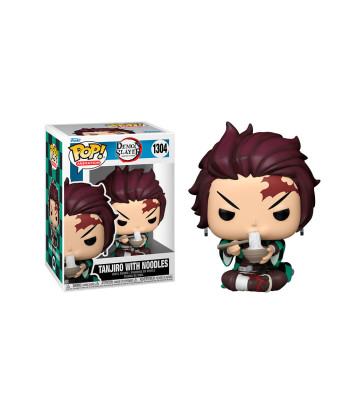 Figura Funko Pop Tanjiro con Noodles 1304 - Demon Slayer - Anime Coleccionable