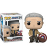 Figura Funko Pop Old Man Steve con Escudo 915 - Marvel The Infinity Saga - El Emotivo Final de una Era Edición Especial