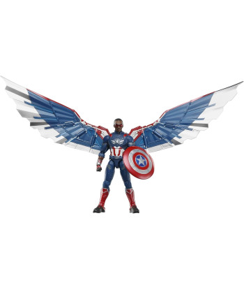 Figura Hasbro Captain America Brave New World - Sam Wilson Marvel Legends - El Centinela de la Libertad 15cm