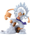 Figura Banpresto Monkey D. Luffy Gear 5 10cm - One Piece - Puñetazo Gigante del Dios del Sol
