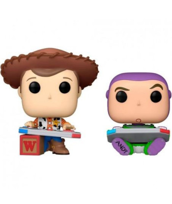 Figura Funko Pop Woody & Buzz Lightyear 2-Pack - Disney Toy Story - 2024 Entertainment Expo Limited Edition