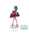 Figura Hatsune Miku Project DIVA MEGA39's 19cm - Star Ballerina - Elegancia en Rojo y Negro