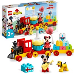 LEGO DUPLO Tren de Cumpleaños de Mickey y Minnie