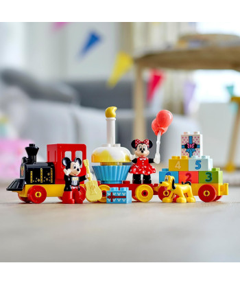 LEGO DUPLO Tren de Cumpleaños de Mickey y Minnie