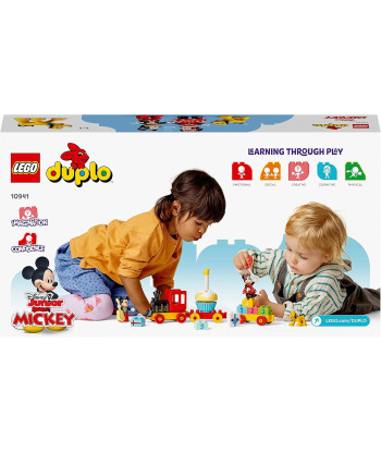 LEGO DUPLO Tren de Cumpleaños de Mickey y Minnie