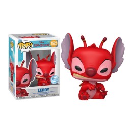 Figura Funko Pop Leroy 1572 - Disney Lilo y Stitch - Edición Especial El Malvado Gemelo Rojo