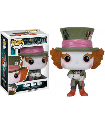 Figura Funko Pop Mad Hatter 177 - Disney Alicia en el País de las Maravillas - Con Taza de Té