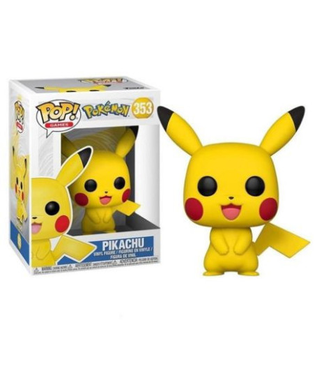 Figura Funko Pop Pikachu 353 - Pokémon - ¡El Compañero Eléctrico más Icónico con su Sonrisa más Alegre!