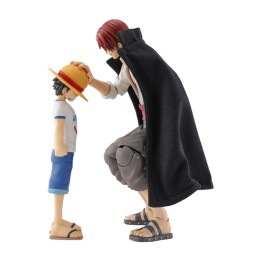 Figura S.H. Figuarts Shanks & Luffy Childhood 16,5cm - One Piece - El Inicio de la Promesa