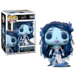 Figura Funko Pop Emily con Mariposas 1830 - La Novia Cadáver (Corpse Bride) - Vestido de Novia y Detalles Azules