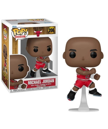 Figura Funko Pop Michael Jordan 206 - NBA Chicago Bulls - El Rey del Aire en Pleno Vuelo