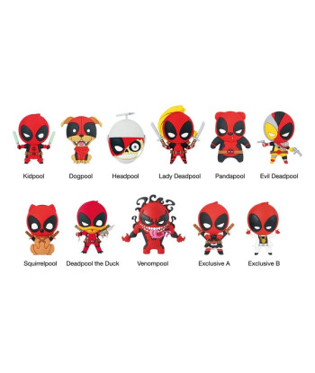 Llaveros Sorpresa - Deadpool (Series 3) (1 Unidad)