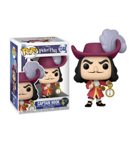 Figura Funko Pop Capitán Garfio 1348 - Disney Peter Pan - ¡El Villano más Elegante del 70 Aniversario!