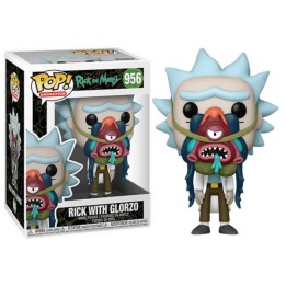 Figura Funko Pop Rick con Glorzo 956 - Rick y Morty - El Científico Controlado por el Parásito