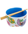 Cuenco Ramen Con Palillos Stitch