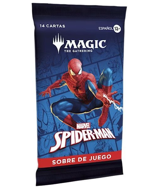 Sobre de Juego Magic The Gathering Marvel Spider-Man - Universes Beyond - ¡Teje tu victoria! 14 Cartas (Español)