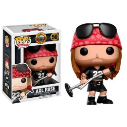 Figura Funko Pop Axl Rose 50 - Guns N' Roses - La Voz de Use Your Illusion con Kilt y Micrófono