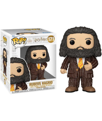 Figura Funko Pop Rubeus Hagrid 171 - Harry Potter - Super Sized 15cm Traje de Gala
