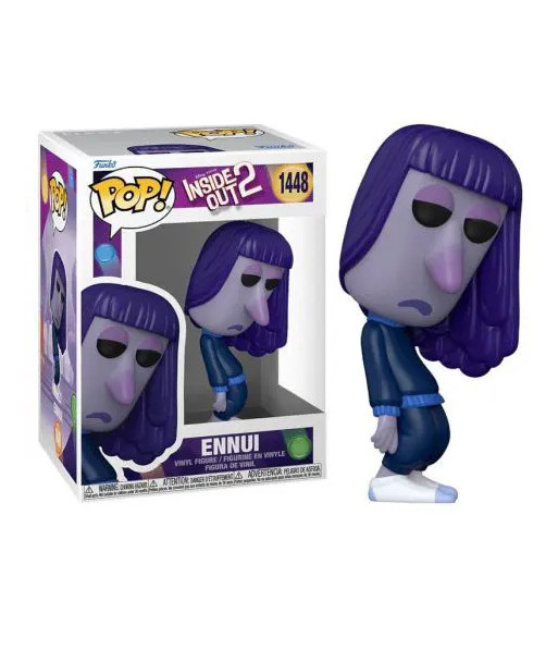 Figura Funko Pop Ennui 1448 - Disney Inside Out 2 - La Nueva Emoción más Apática y Sofisticada