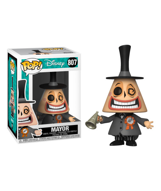 Figura Funko Pop Mayor 807 - Disney Pesadilla antes de Navidad - ¡El Polifacético Alcalde de Halloween Town!