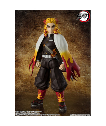 Figura S.H.Figuarts Kyojuro Rengoku 15 cm - Demon Slayer - El Corazón Ardiente del Tren Infinito
