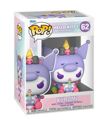 Figura Funko Pop Kuromi 62 - Hello Kitty and Friends - La Rebelde más Mágica y Adorable