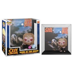 Figura Funko Pop Ozzy Osbourne Bark at the Moon 60 - Pop! Albums - El Hombre Lobo del Rock (Flocked)