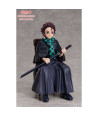Figura Tanjiro Kamado 15 cm - Demon Slayer - Atuendo de Gala con Bufanda