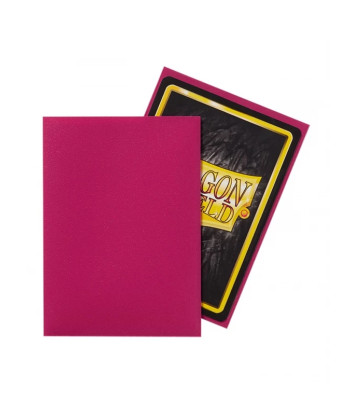 Fundas Standard Matte Magenta (100) - Dragon Shield