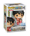 Figura Funko Pop Monkey D. Luffy 2138 - One Piece - Edición Especial Metallic Egghead