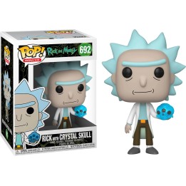 Figura Funko Pop Rick con Calavera de Cristal 692 - Rick & Morty