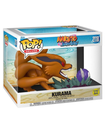 Figura Funko Pop Kurama 2118 - Naruto Shippuden - Deluxe Brilla en la Oscuridad