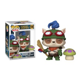 Figura Funko Pop Teemo 1138 - League of Legends - Con Champiñón