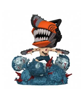 Figura Funko Pop Chainsaw Man 1768 - Chainsaw Man - Deluxe Denji sobre Montaña de Cadáveres