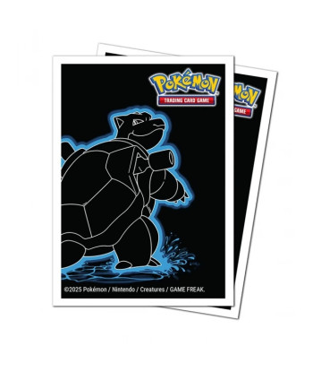 Fundas Standard APEX Deck Protector Sleeves Blastoise Neon Kanto Pokémon (105) - Ultra Pro