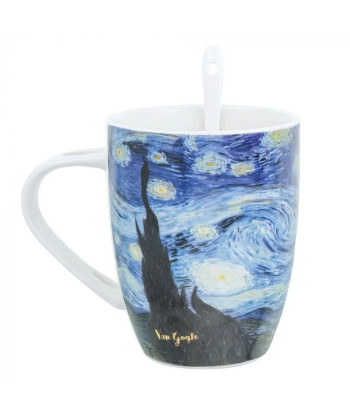 Taza con cuchara Enesco Vincent Van Gogh (Noche Estrellada)