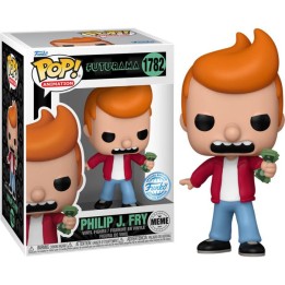 Figura Funko Pop Philip J. Fry (Meme) 1782 - Futurama - ¡Cállate y Toma mi Dinero!