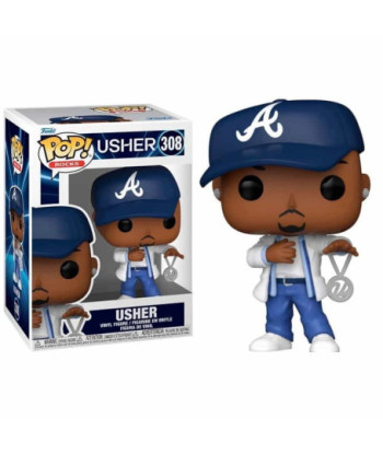 Figura Funko Pop Usher 308 - Confessions - La Estrella del R&B con su Medallón Icónico